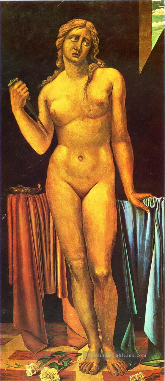 Lucrezia 1922 Giorgio de Chirico surréalisme métaphysique Peintures à l'huile